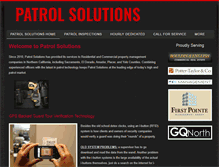 Tablet Screenshot of patrolsolutions.com